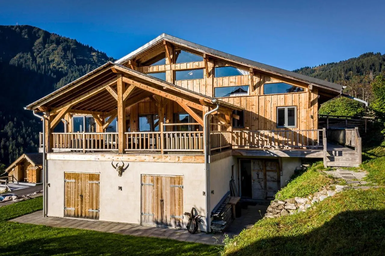 Luxury Chalet, Stunning Views With Hot Tub & Sauna La Cote d'Arbroz Chalé